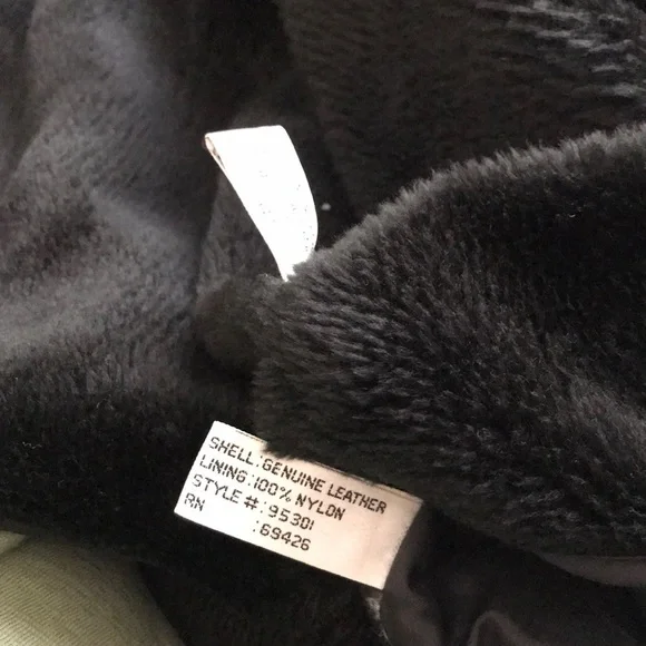 Wilsons Leather - VINTAGE Black Cheetah Print Bomber Jacket - Picture 9 of 14